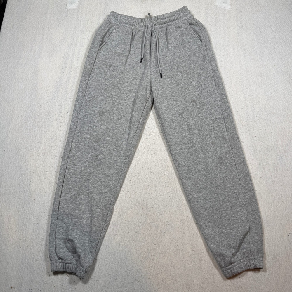 Angel Cult Heather Gray Fleece Jogger Sweatpants Size Large Drawstring